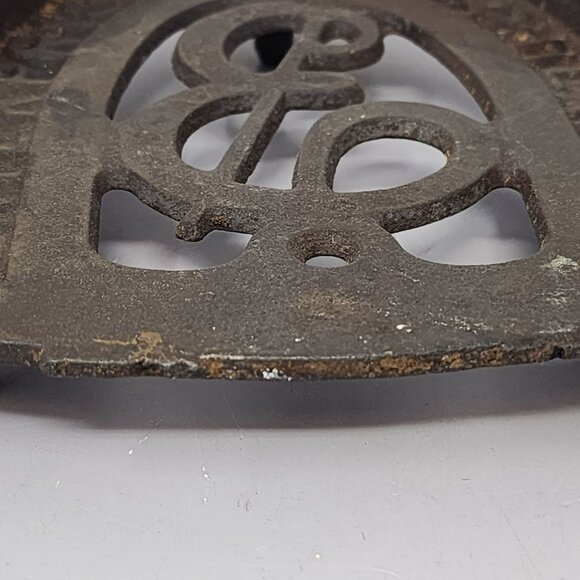 Vintage‎ Enterprise MFG Co. Phil USA Cast Iron Trivet - Picture 3 of 6